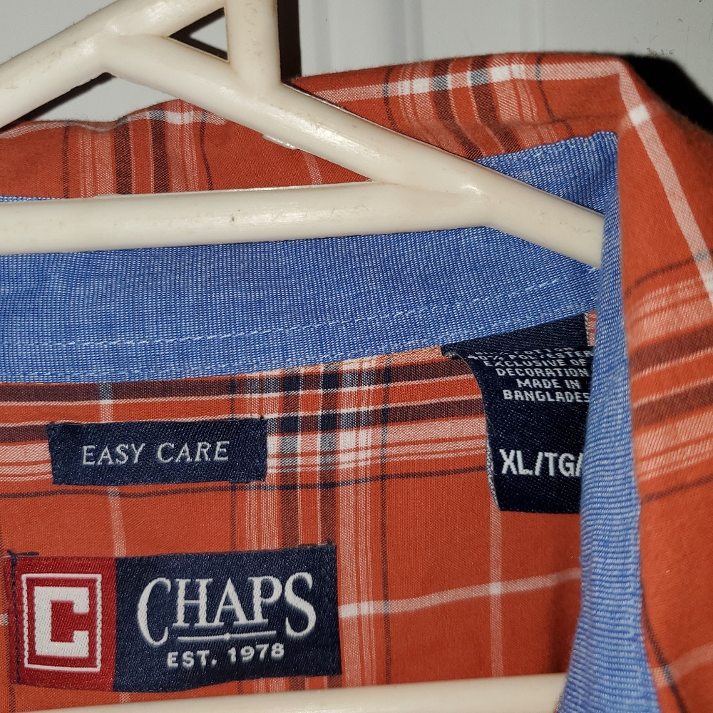 4/$25Chaps Long Sleeve Button Down Dress Shirt - Picture 3 of 3